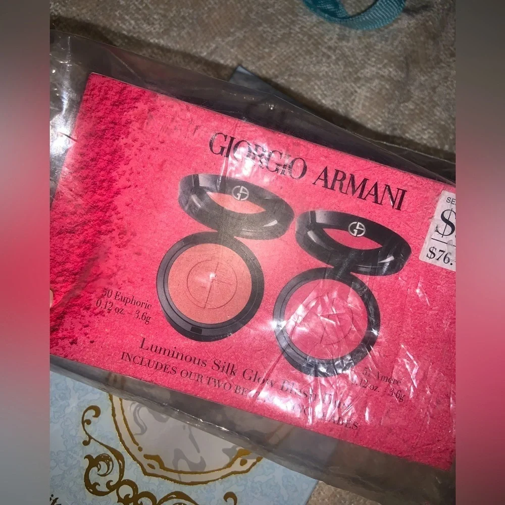 Giorgio Armani Luminous Silk Glow Blush set NIB MAKEUP Sephora